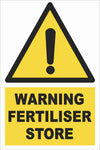 Warning - Fertiliser Store Farm Safety Sign