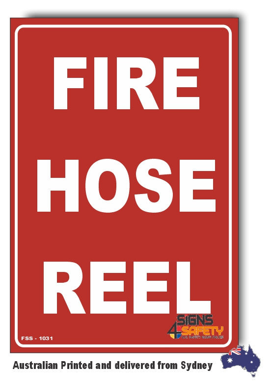 Fire Hose Reel Sign