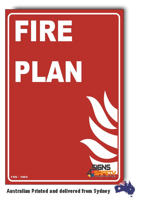 Fire Plan Sign - Fire Safety Sign – Signs4Safety