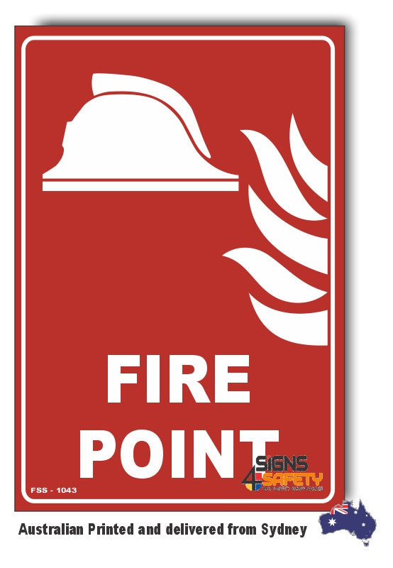 Fire Point Water Signages Fire Point (Pictogram) Sign – Signs4Safety