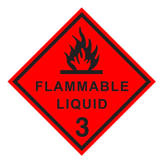 Flammable Liquid 3 - Dangerous Goods Diamond Sign