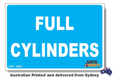 Full Cylinders Sign