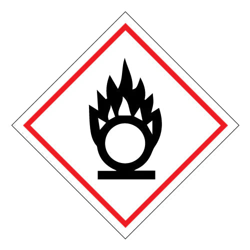 Hazchem Flame Over Circle - Dangerous Goods Diamond Sign