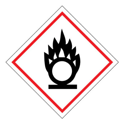 Hazchem Flame Over Circle - Dangerous Goods Diamond Sign