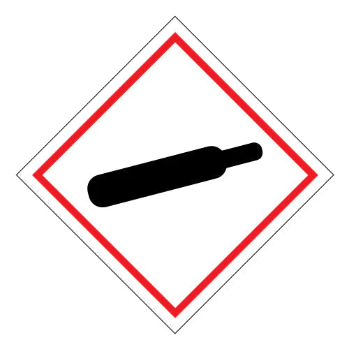 Hazchem Gas Cylinder - Dangerous Goods Diamond Sign