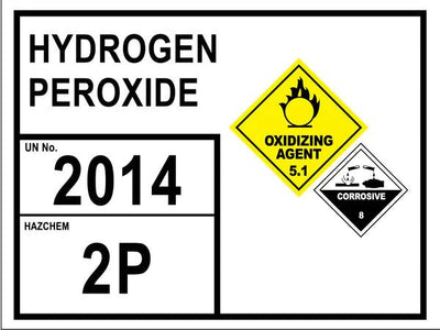 Hydrogen Peroxide 2014 2P Sign