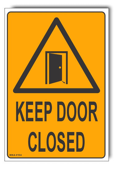 Keep Door Close Sign