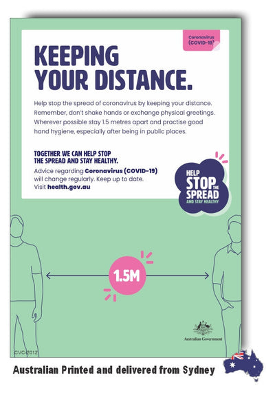 Keep Your Distance Sign