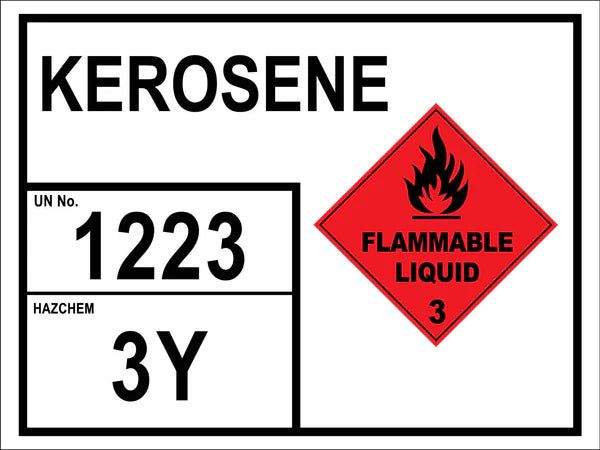 Kerosene 1223 3Y Sign – Signs4Safety