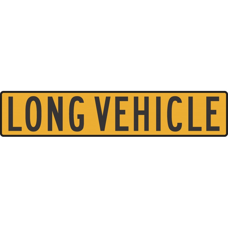 Long Vehicle Sign - 1020mm x 250mm