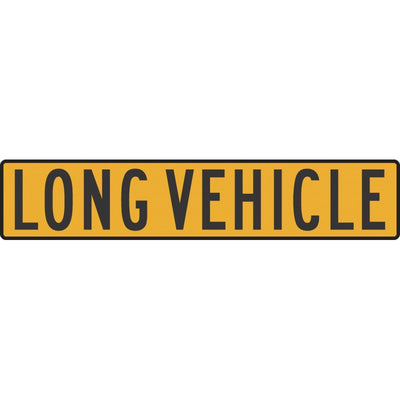 Long Vehicle Sign - 1020mm x 250mm