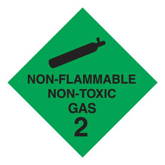 Non-Flammable No-Toxic Gas 2 - Dangerous Goods Diamond Sign