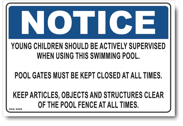 Notice - Young Children Should Be Actively Supervised When Using This ...