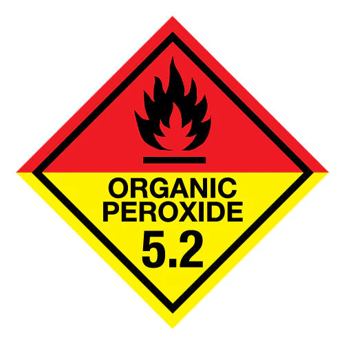 Organic Peroxide 5.2 - Dangerous Goods Diamond Sign