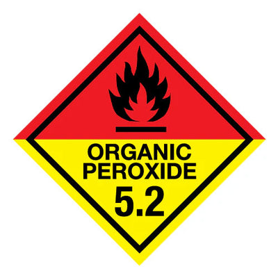 Organic Peroxide 5.2 - Dangerous Goods Diamond Sign