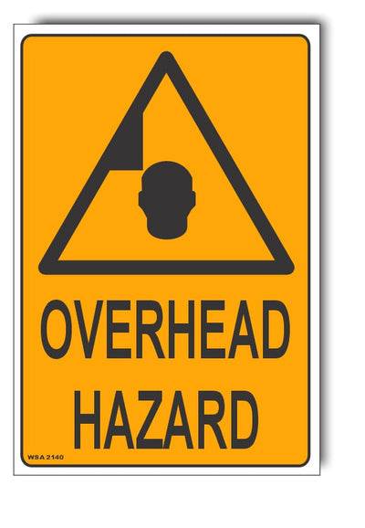 Overhead Hazard Warning Sign