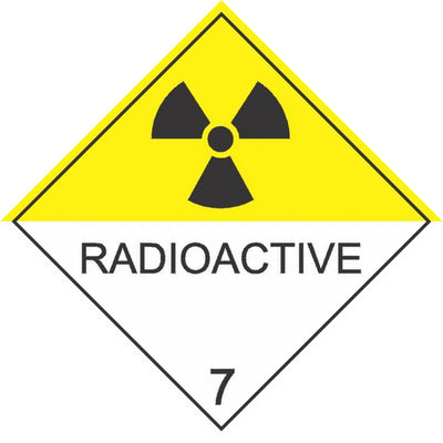 Radioactive 7 - Dangerous Goods Diamond Sign