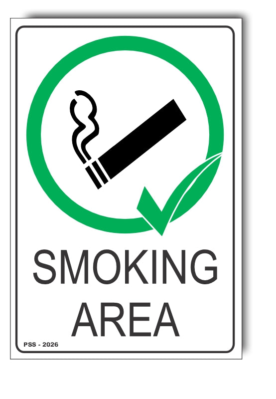 Smoking Area Sign