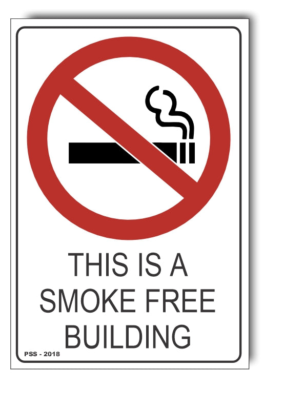 This Is A Smoke Free Building Sign