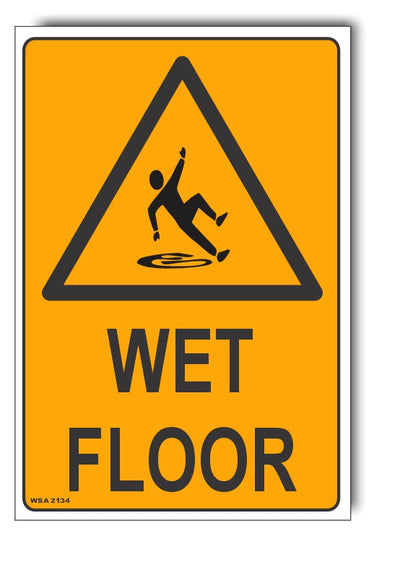 Wet Floor Warning Sign