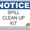 Notice - Spill Clean Up Kit Sign