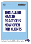 This Allied Health Practice Is Now Open For Clients Sign