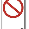 Blank Custom Prohibitive Safety Sign - Add your text here...
