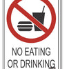 No Eating Or Drinking Sign