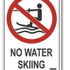 No Water Skiing Sign