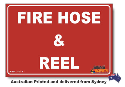 Fire Hose & Reel Sign