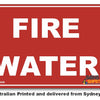 Fire Water Sign