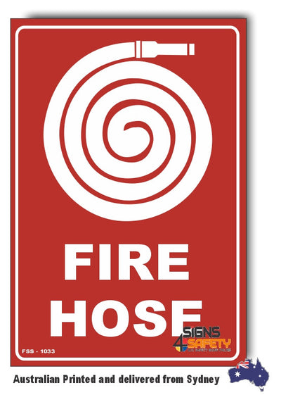 Fire Hose (Pictogram) Sign