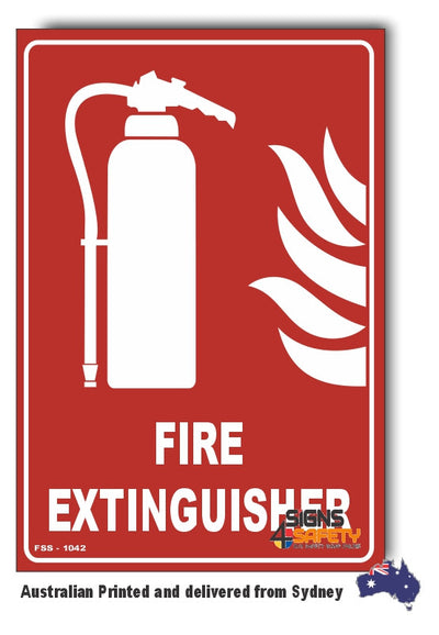 Fire Extinguisher Flame (Pictogram) Sign