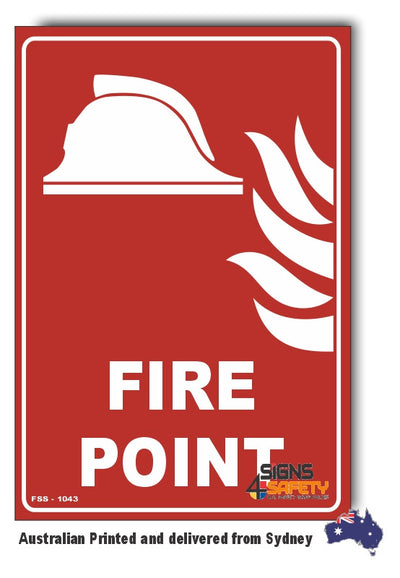 Fire Point (Pictogram) Sign