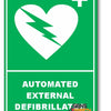 AED - Automated External Defibillator - Heart Sign