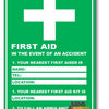 First Aid - In The Event Of An Accident Sign