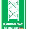 Emergency Stretcher Location Sign