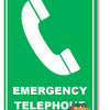 Emergency Telephone Location Sign