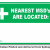 Nearest MDS'S Are Located Sign