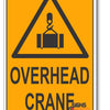 Overhead Crane Pictogram Warning Sign