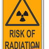 Risk Of Radiation Warning Sign