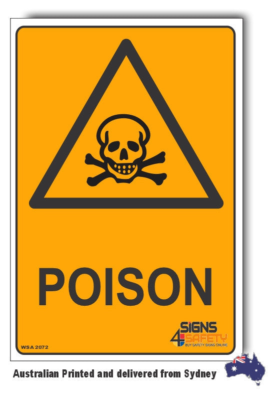 Poison Warning Sign