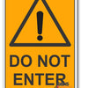 Do Not Enter Warning Sign