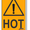 Hot Warning Sign