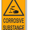 Corrosive Substance Warning Sign