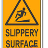Slippery Surface Warning Sign