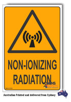 Non-Ionizing Radiation Warning Sign