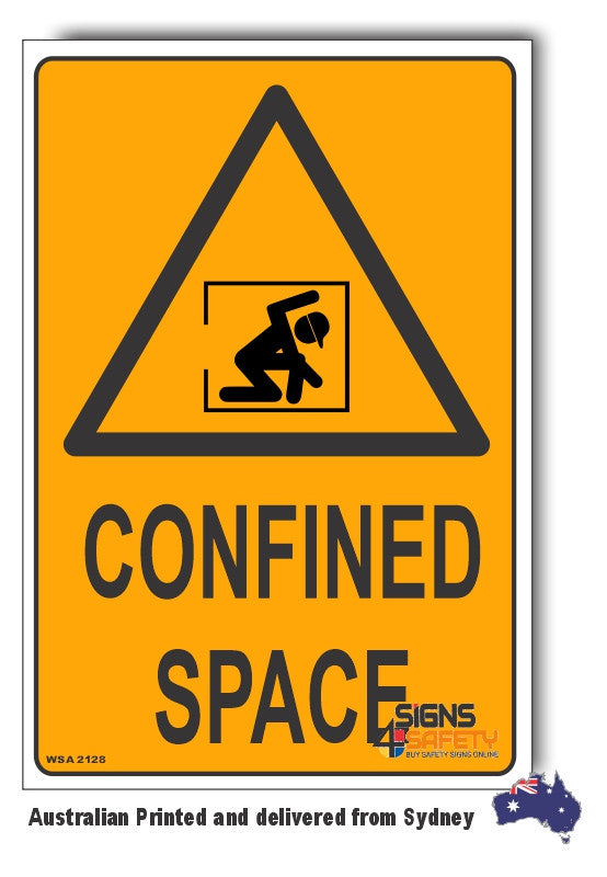 Confined Space Warning Sign